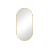 Fienza Empire Urban Brass Framed Mirror, 450 x 900mm